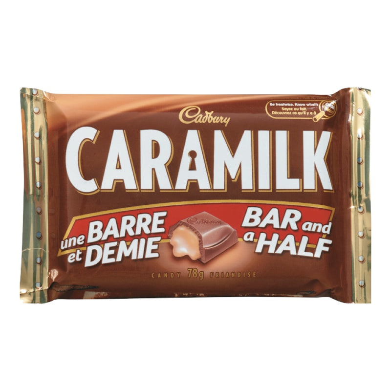 CADBURY Caramilk Bar and a Half Candy 78g