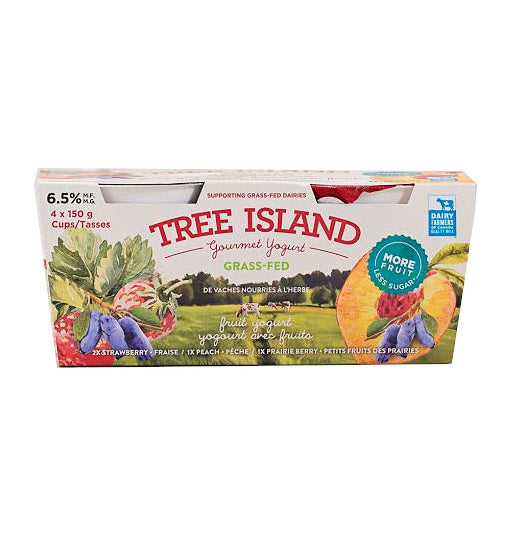 Tree Island Yogurt, 6 ct
