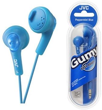 JVC Gummy Headphones Blue