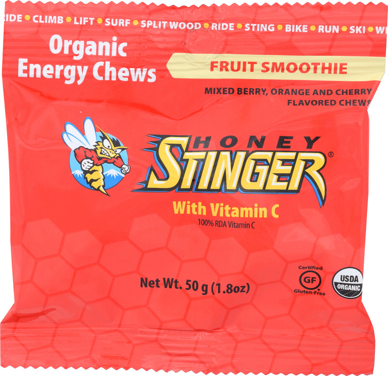 Honey Stinger Organic Energy Chews Fruit Smoothie, 51 g