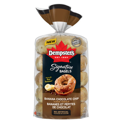 DEMPSTERS Banana Choc Chip Bagels 375g