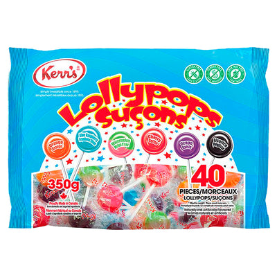 KERR Assorted Lollypops 350g