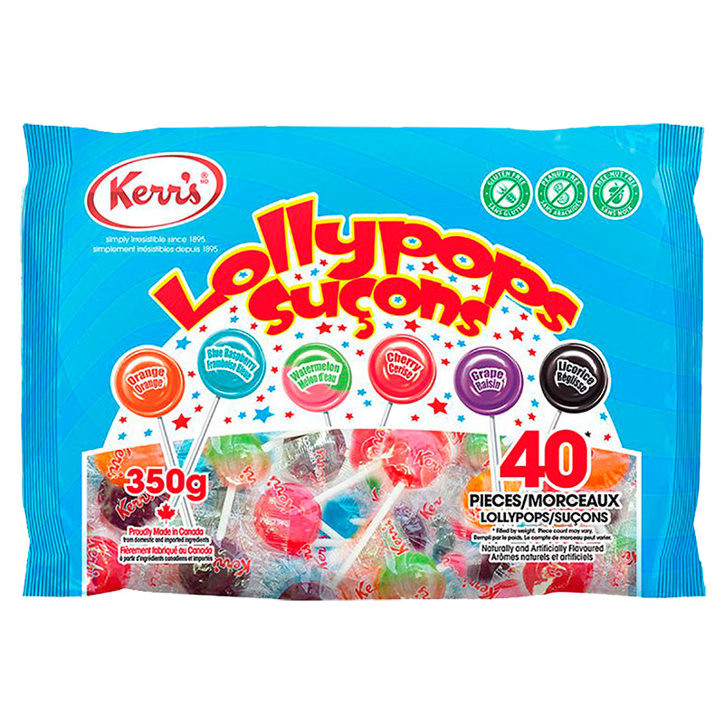 KERR Assorted Lollypops 350g