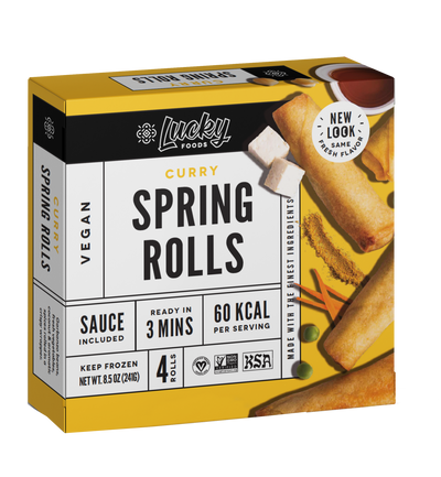 Lucky Foods Curry Spring Roll, 241 g
