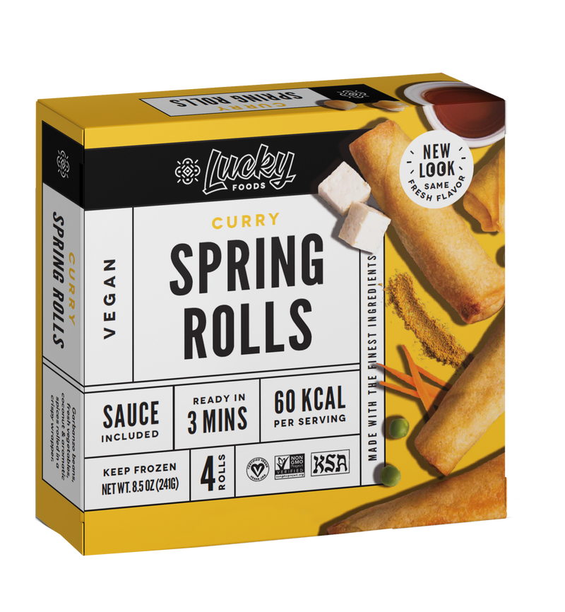 Lucky Foods Curry Spring Roll, 241 g