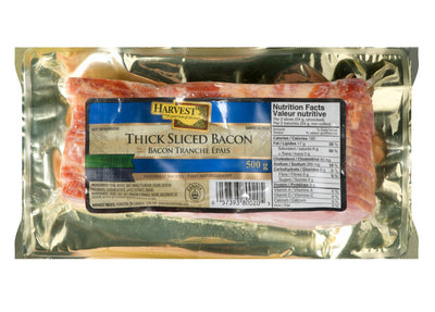 HARVEST Thick Sliced Bacon Naturally Smoked 500g