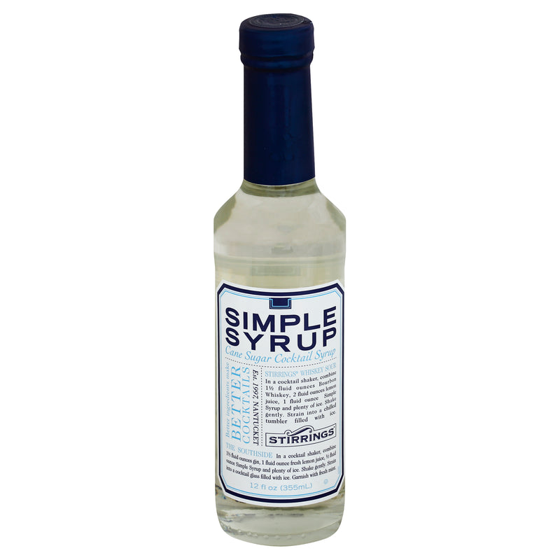 Simple Syrup Cane Sugar Cocktail Syrup, 355 mL, 355 mL