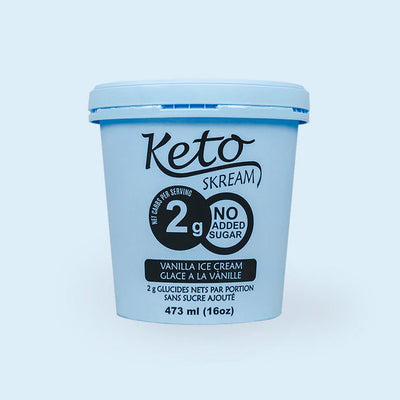 Keto Skream Vanilla Ice Cream, 473 mL, 454 g