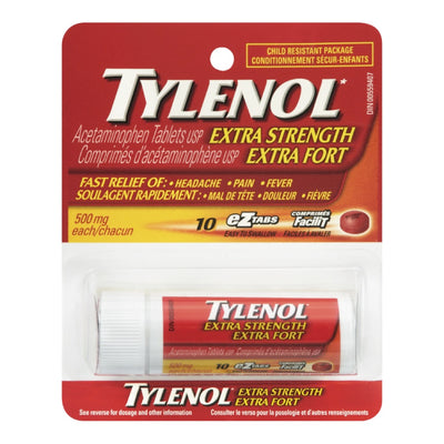 TYLENOL Acetaminophen Tablets 10's