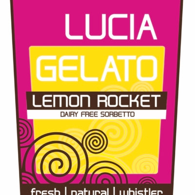 LUCIA GELATO Lemon Rocket 500ml