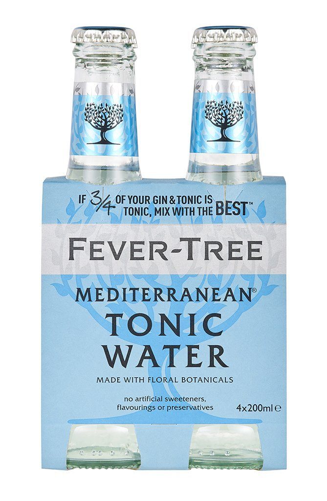 Fever-Tree Mediterranean Tonic Water, 200 mL, 4 ct