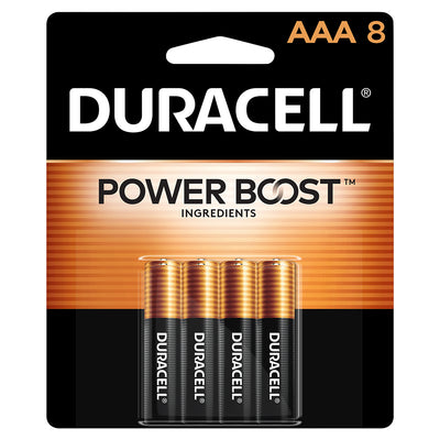 Duracell Coppertop Alkaline Batteries AAA, 8 ct
