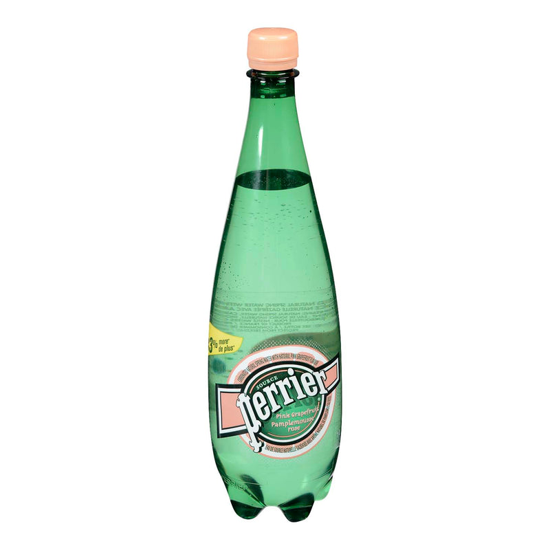 Perrier Carbonated Spring Water Pink Grapefruit, 1 litre