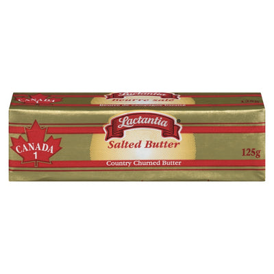 LACTANTIA Salted Butter Country Churned Butter 125g