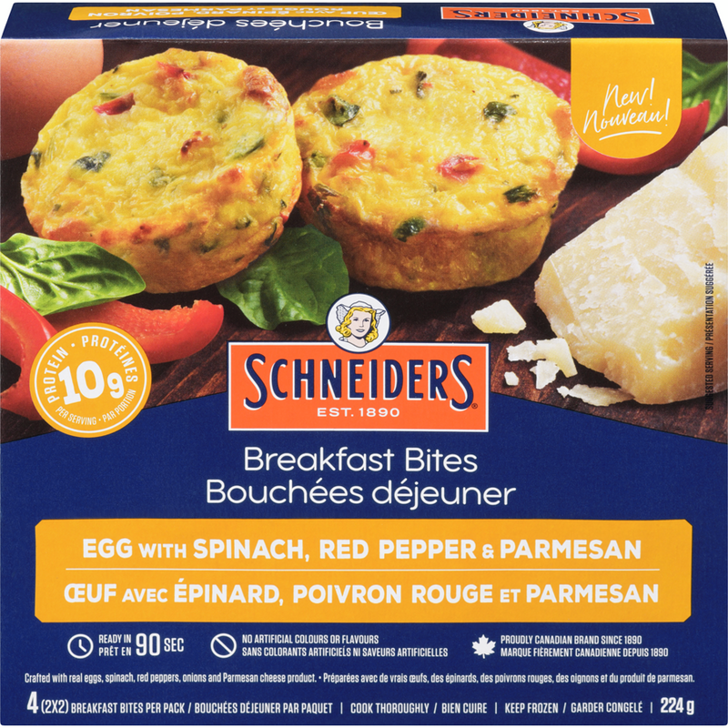 BREAKFAST BITE EGG, SPINACH & 224 g