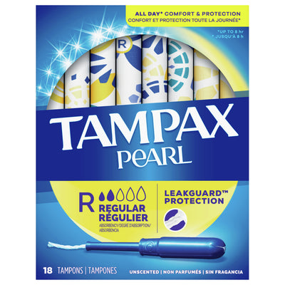 TAMPAX Regular Unscented Tampons 18's