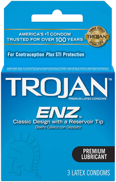 TROJAN Condoms Lubricated 3 Pack