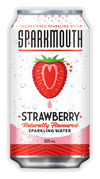 Sparkmouth Stawberry Sparkling Water, 355 mL