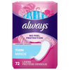 ALWAYS THINS NO FEEL LINERS 16 EA