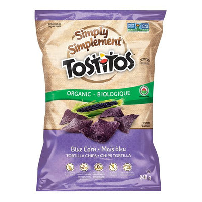 TOSTITOS Organic Blue Corn Tortilla Chips 240g