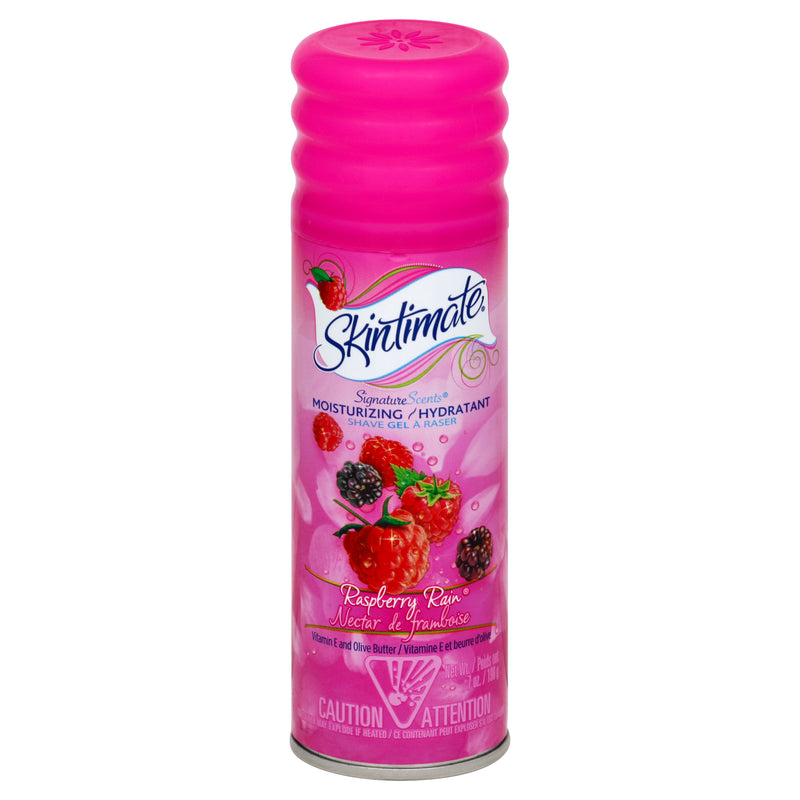 Skintimate Signature Scents Moisturizing Shave Gel Raspberry Rain, 198 g