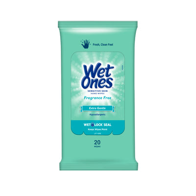 Wet Ones Extra Gentle Hand Wipes, 20 ct