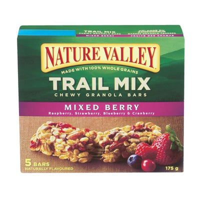 NATURE VALLEY Trail Mix Mixed Berry Granola Bars 175g