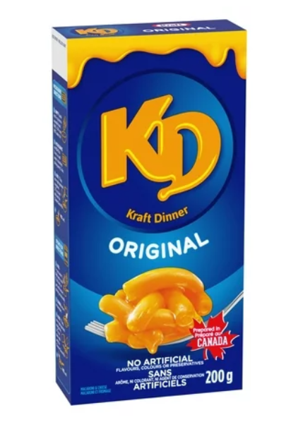 Kraft Dinner Original Macaroni & Cheese, 200 g
