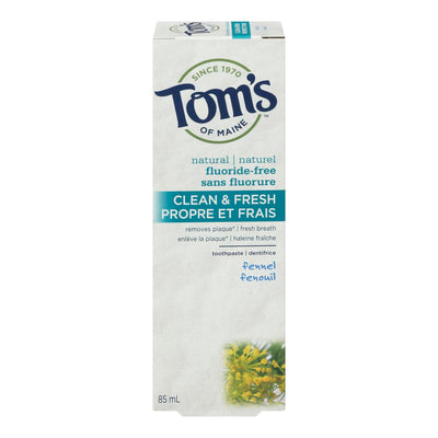 Tom's of Maine Clean & Fresh Fennel Toothpaste, 85 mL