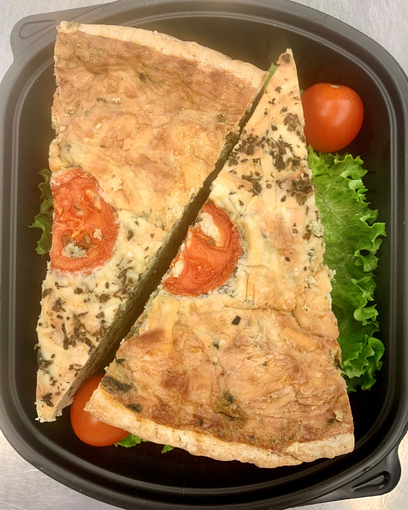 Spinach Tomato Quiche