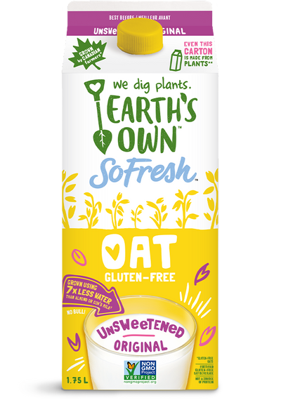 SO FRESH Oat Milk Unsweetened Original 1.75L