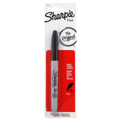 Sharpie Fine Black Permanent Marker, 1 marker