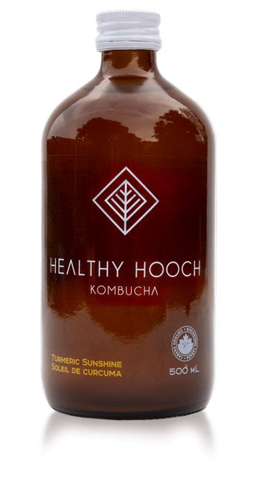 Healthy Hooch Turmeric Sunshine Kombucha, 500 mL