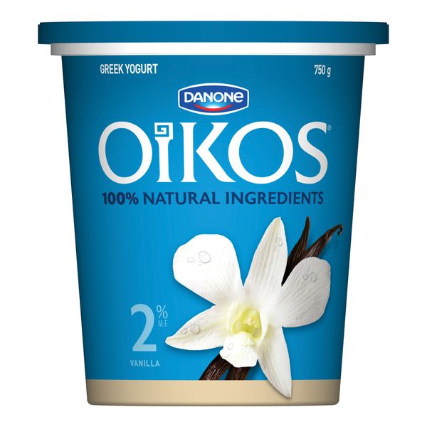 Danone Oikos 2% Vanilla Greek Yogurt 750 g