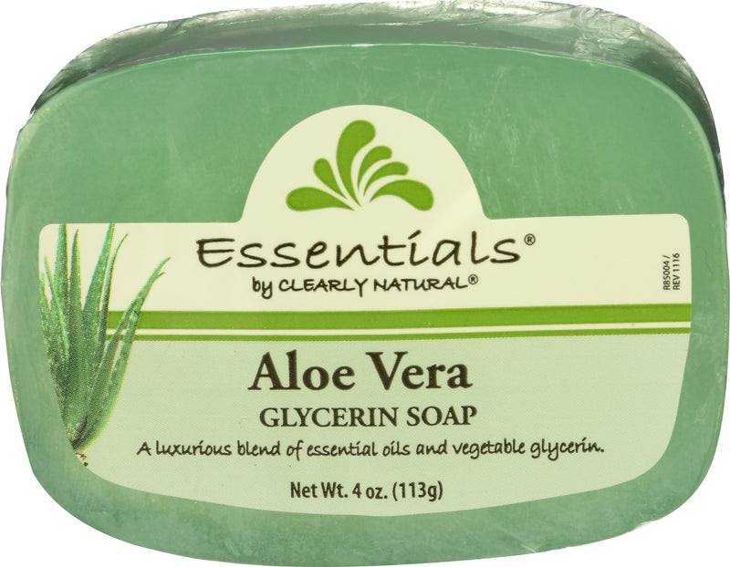 Clearly Natural Essentials Aloe Vera Glycerine Soap, 113 g