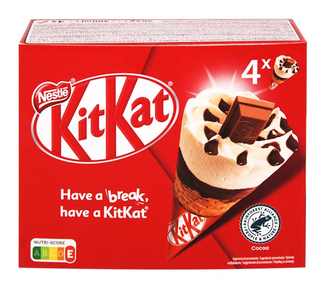 Nestle Kit Kat Mini Ice Cream Cones, 4 ct
