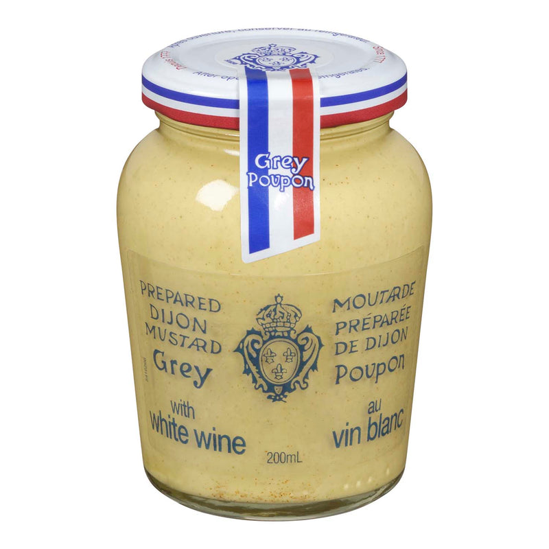 Grey Poupon Dijon Mustard White Wine, 200 mL