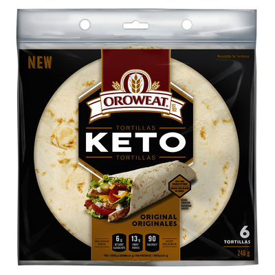 Oroweat Original Keto Tortillas, 246 g, 6 c