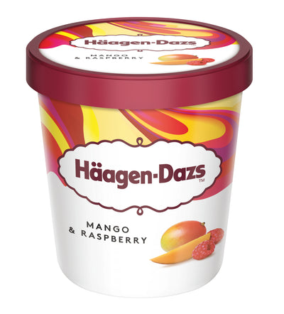 Haagen-Dazs Mango & Raspberry, 500 mL