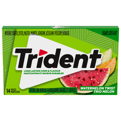 TRIDENT Gum Watermelon Twist 14 Pieces