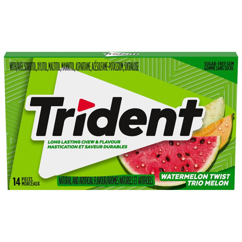 TRIDENT Gum Watermelon Twist 14 Pieces