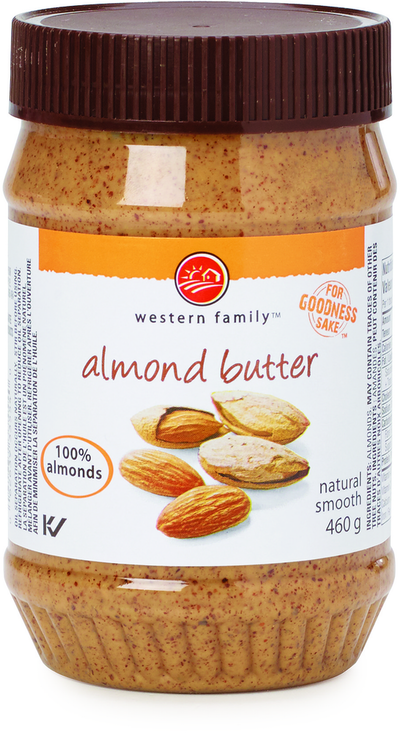 WESTERN FAMILY Almond Butter 460g