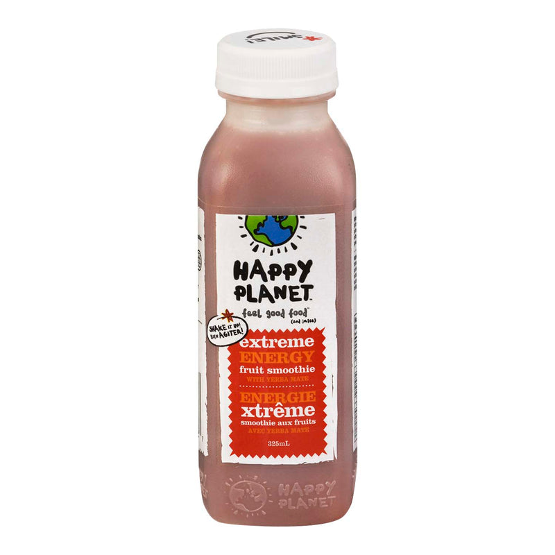 HAPPY PLANET Extreme Energy Fruit Smoothie 185ml