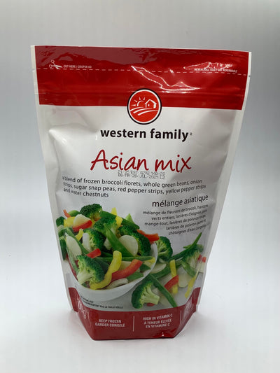 Western Family Asian Mix Vegetables, 500 g