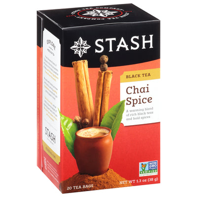 Stash Chai Spice Tea Bags Black Tea, 20 bags
