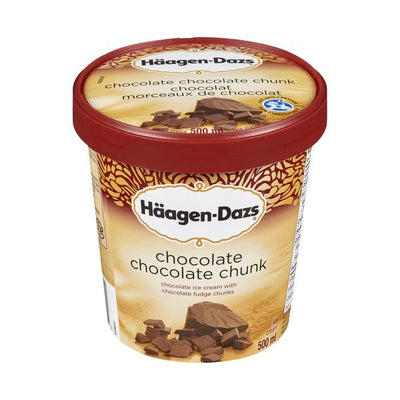 Häagen-Dazs Chocolate Chocolate Chunk Flavour Ice Cream, 500 mL