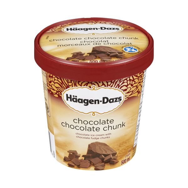 Häagen-Dazs Chocolate Chocolate Chunk Flavour Ice Cream, 500 mL
