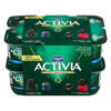 Activia Blackberry, Blueberry, Berries, Blackcurrant Probiotic Yogurt, 100 g, 12 ct