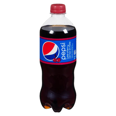 Pepsi Wild Cherry Soda, 591 mL