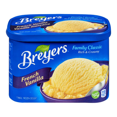 Breyers, French Vanilla Ice Cream, 1.66 l